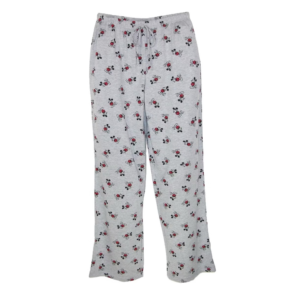 <Disney> Gray Lounge/Pajama Pants with Mickey Mouse Design